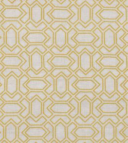 Petite Paravento Fabric by Vanderhurd Saffron/Natural