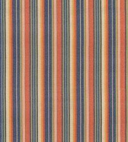 Petra Stripe Fabric by GP & J Baker Red/Blue