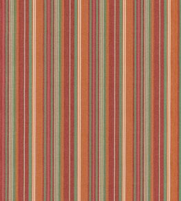 Petra Stripe Fabric by GP & J Baker Red/Green