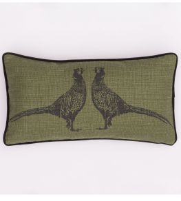 Pheasant Cushion 26 x 46cm by Barneby Gates Camo Green