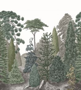 Pinede Mural by Casadeco Vert Pin