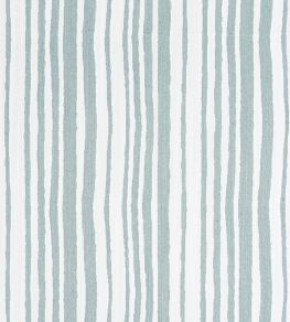 Pintado Stripe Fabric by Thibaut Seafoam