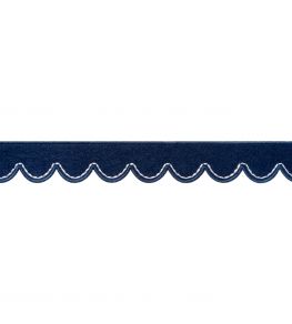 Pippa Tape Trimming by Thibaut Navy