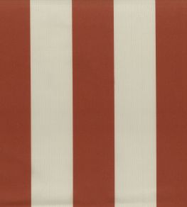 Pisa Stretto Fabric by Osborne & Little Terracotta