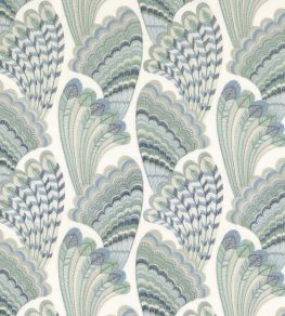 Piuma Fabric by Camengo Azur