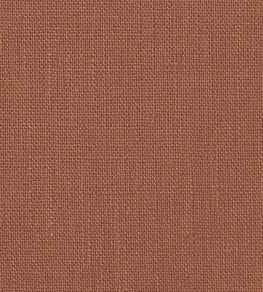 Light Weight Plain Linen Fabric by Volga Linen Terracotta