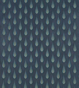 Plato Fabric by Jane Churchill Midnight/Gold