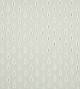 Plato Linen Fabric by Jane Churchill Aqua