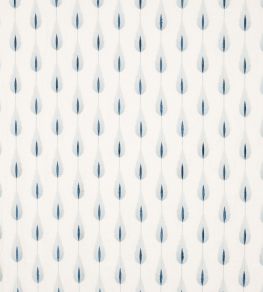 Plato Linen Fabric by Jane Churchill Blue
