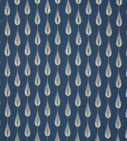 Plato Linen Fabric by Jane Churchill Navy