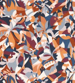 Plongeon Wallpaper by Casamance Marine/Terracotta