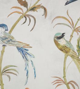 Pluma Wallpaper by Romo Olivine