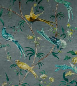 Pluma Velvet Fabric by Romo Jade