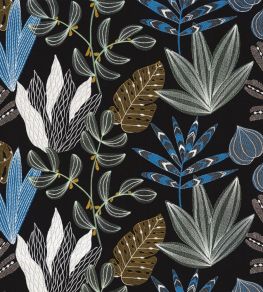 Poesie Sauvage Fabric by Camengo Nuit