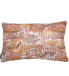 Point De Vue Cushion 40 x 60cm by Casamance Blush Ocre