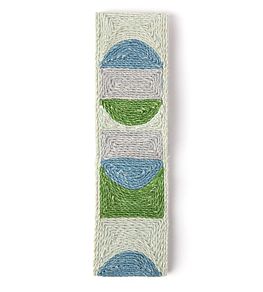 Pop Art Border Trimming by Christopher Farr Cloth Green
