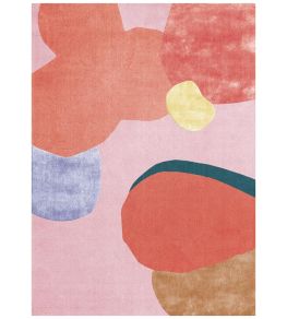 Poppy Kalas Flowerfield Rug by Layered Pink
