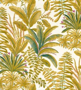 Porquerolles Fabric by Camengo Vert