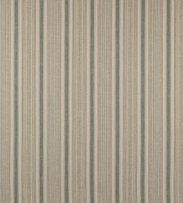 Porth Stripe Fabric by Colefax and Fowler Aqua/Beige