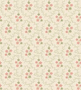 Posy Wallpaper by GP & J Baker Green/Red