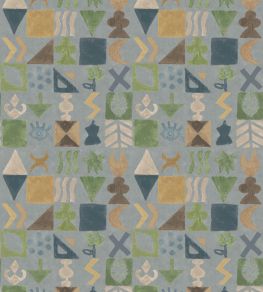 Potato Print Wallpaper by GP & J Baker Blue