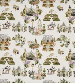 Potting Shed Fabric by Prestigious Textiles Pear