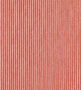 Poulton Stripe Outdoor Fabric by Fermoie Red