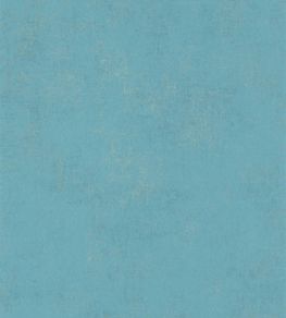Prague Stone Uni Wallpaper by Casadeco Turquoise