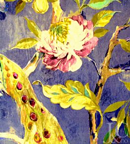 Hampton Court Fabric by Prestigious Textiles Sapphire