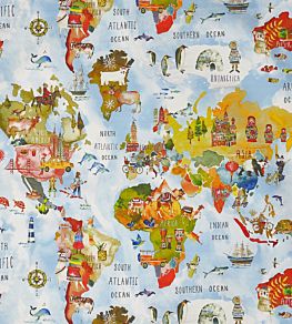 Adventure Fabric by Prestigious Textiles Rainbow