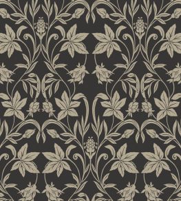 Primrose Wallpaper by Casadeco Noir Fusain