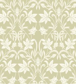 Primrose Wallpaper by Casadeco Pistache