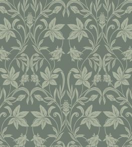 Primrose Wallpaper by Casadeco Vert Sauge