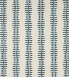 Priya Stripe Fabric by Jane Churchill Blue