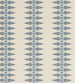 Priya Stripe Wallpaper by Jane Churchill Blue