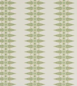 Priya Stripe Wallpaper by Jane Churchill Green