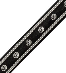 Punto Embroidered Border Trimming by Samuel & Sons Nera