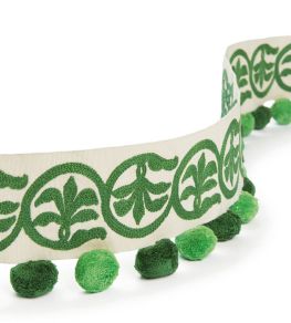 Pushkar Braid Trimming by Osborne & Little Emerald