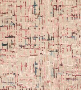 Quadrata Fabric by Clarke & Clarke Blush/Natural