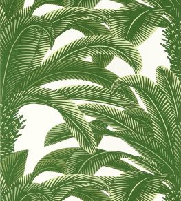 Queen Palm Wallpaper by Thibaut Green