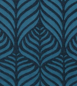 Quill Weave in Yarn Jacquard Fabric by Liberty Lapis