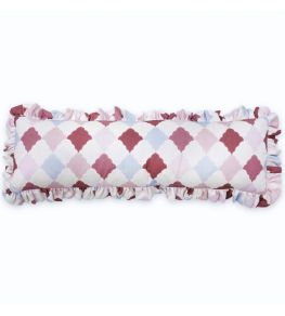 Quilted Harlequin Cushion 84.5 x 27cm by Barneby Gates Patchwork Rose