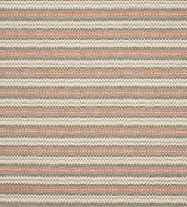 Radcot Stripe Fabric by Colefax and Fowler Red/Forest