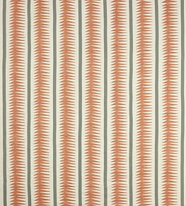 Rae Fabric by Jane Churchill Burnt Orange