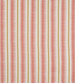 Rae Fabric by Jane Churchill Coral/Ochre