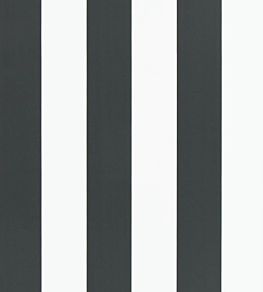 Spalding Stripe Wallpaper by Ralph Lauren Black/White