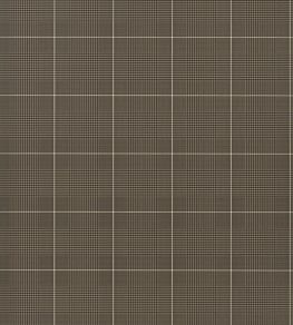 Egarton Plaid Wallpaper by Ralph Lauren Gunmetal, Black