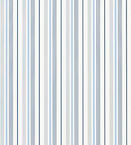 Gable Stripe Wallpaper by Ralph Lauren French Blue