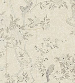 Marlowe Floral Wallpaper by Ralph Lauren Mother of Pearl