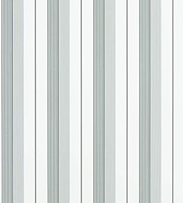 Aiden Stripe Wallpaper by Ralph Lauren Black/Grey